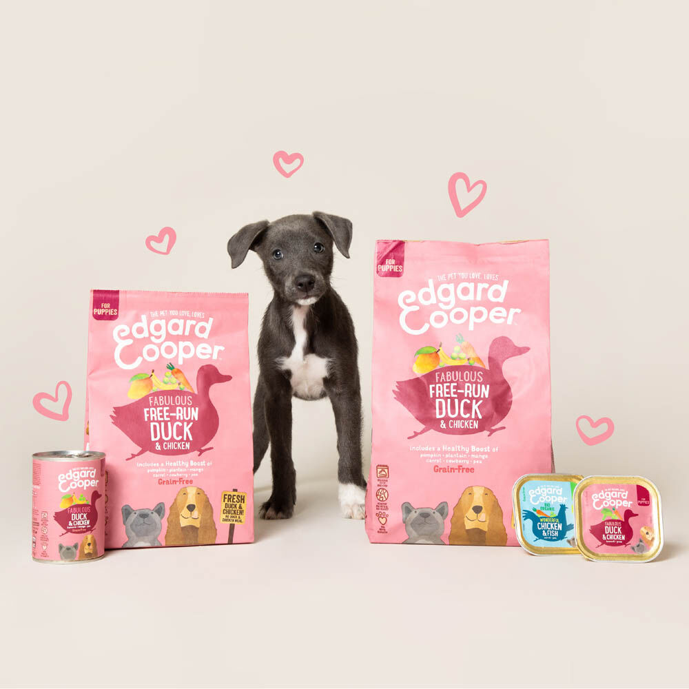 Edgard & Cooper Puppy - Hondenvoer - 400 Gram - kip, eend