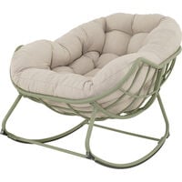 Lesli Living Cozy - Schommelstoel - 97x12.8x50 cm