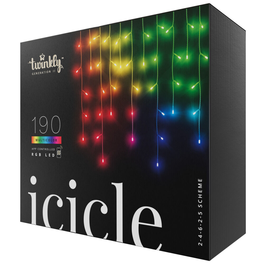 Twinkly Icicle 190 RGB - Ijspegelverlichting