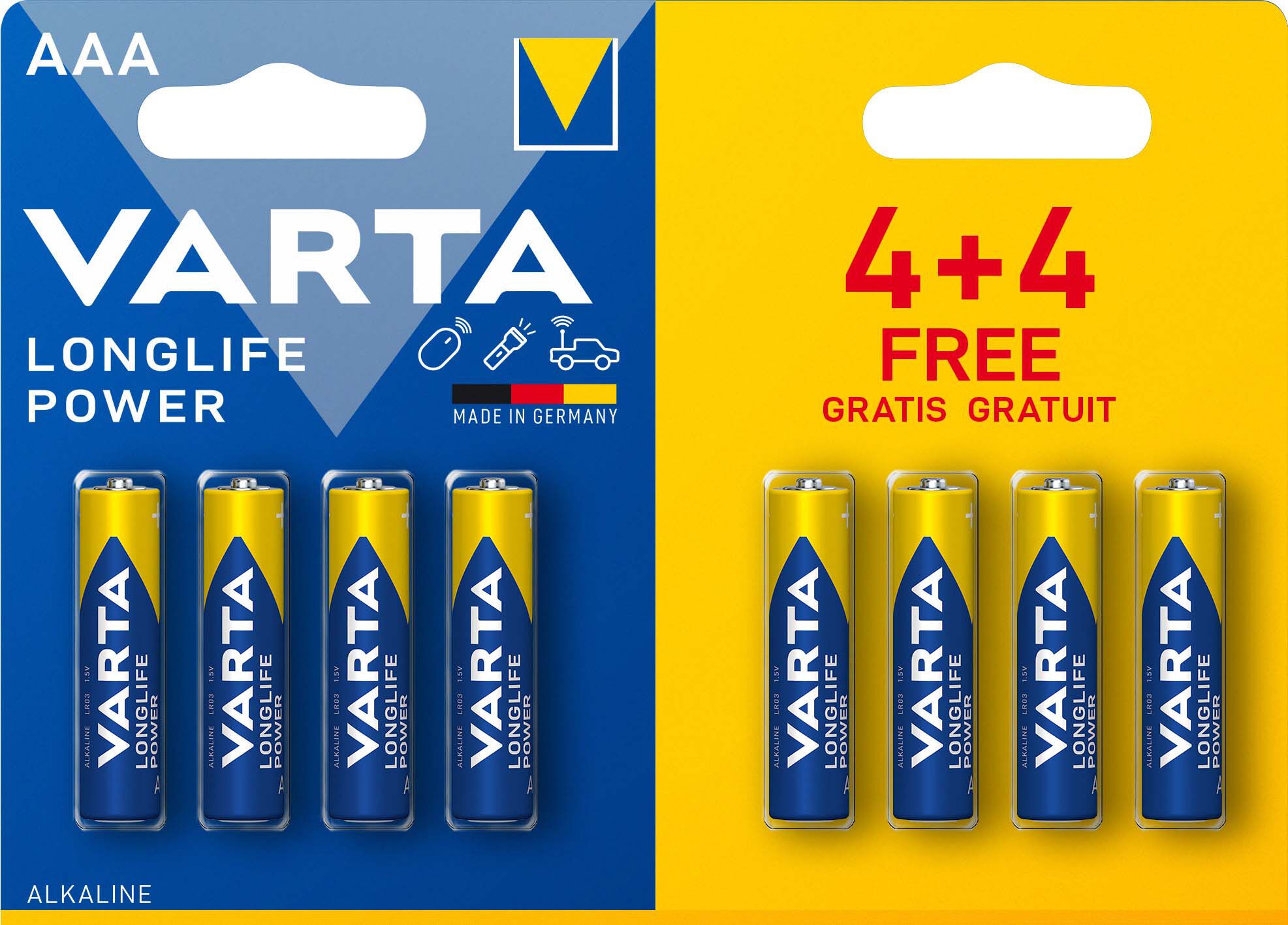 Varta High Energy AAA - Batterijen
