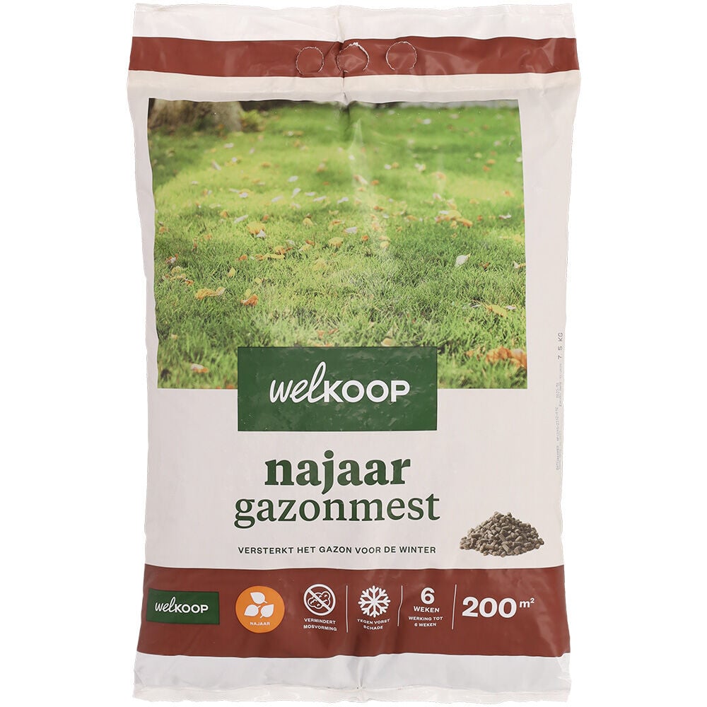 Welkoop - Najaar Gazonmest - 200 m2 - 7.5 Kilogram Welkoop - Najaar Gazonmest - 200 m2 - 7.5 Kilogram