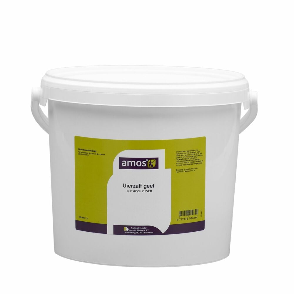 Amos Uierzalf geel - Uierverzorging - 5000 Gram Amos Uierzalf geel - Uierverzorging - 5000 Gram