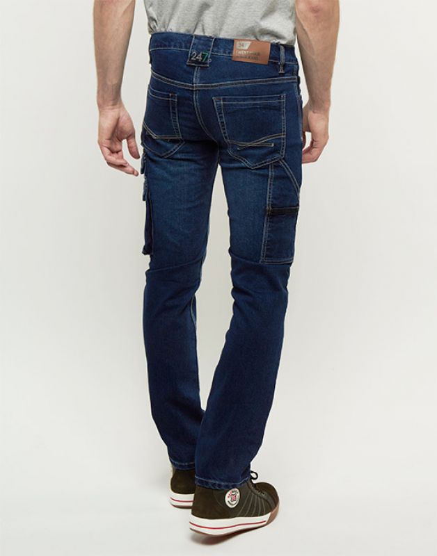 247 Jeans Rhino S20 N608S20002 - Werkspijkerbroek - Denim blauw - 30 - 32