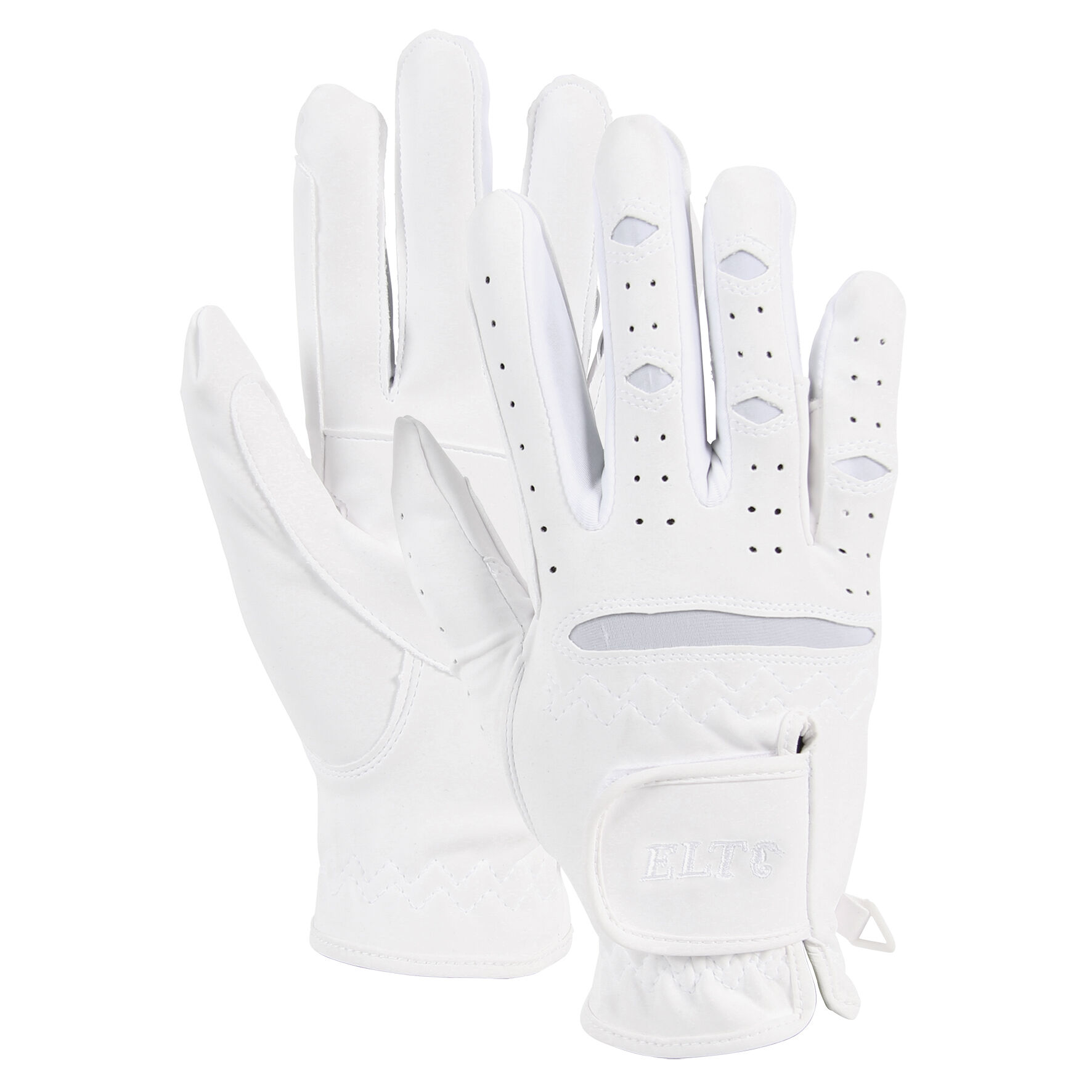 ELT Paardrijhandschoenen Veelzijdig - Wit - XS