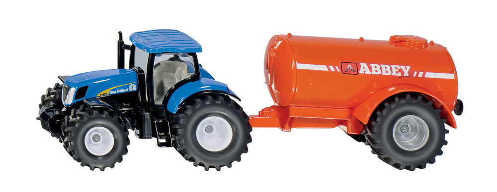 Siku New Holland met 1-assige mestwagen 1:50 - Tractoren Siku New Holland met 1-assige mestwagen 1:50 - Tractoren