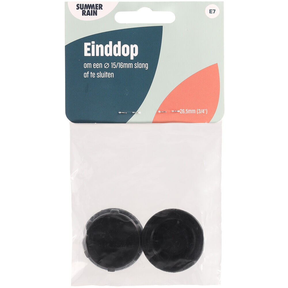 SummerRain Slangafsluitdop - Einddop - 26,5 mm