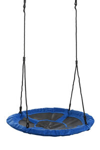 Swing King Canvas - Nest schommel - Blauw - Canvas|Metaal