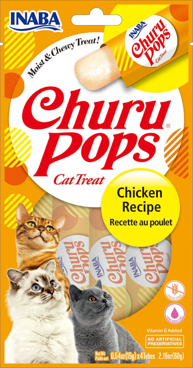 Inaba Churu Pops - Kattensnack - 60 Gram - kip Inaba Churu Pops - Kattensnack - 60 Gram - kip