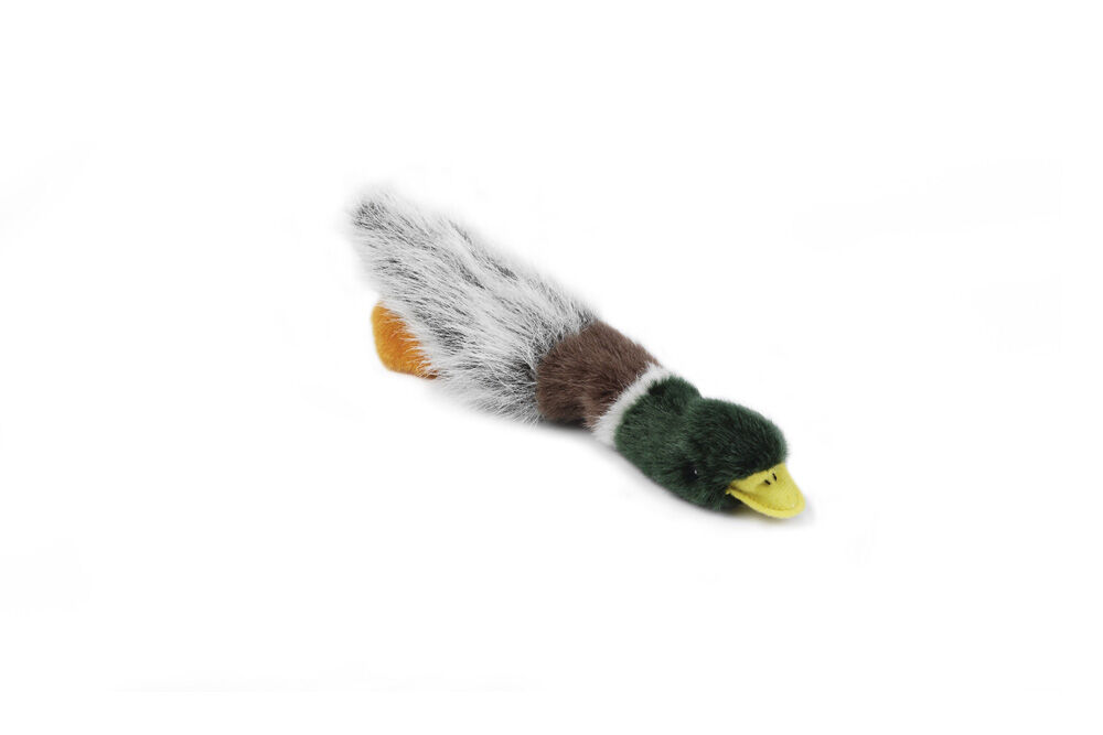 Beeztees Flatino Eend - Knuffel - Hondenspeelgoed - multi - 3x8x2 cm - S Beeztees Flatino Eend - Knuffel - Hondenspeelgoed - multi - 3x8x2 cm - S