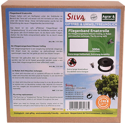 Silva Vliegenband vervangrol 500 meter - Tegen vliegen