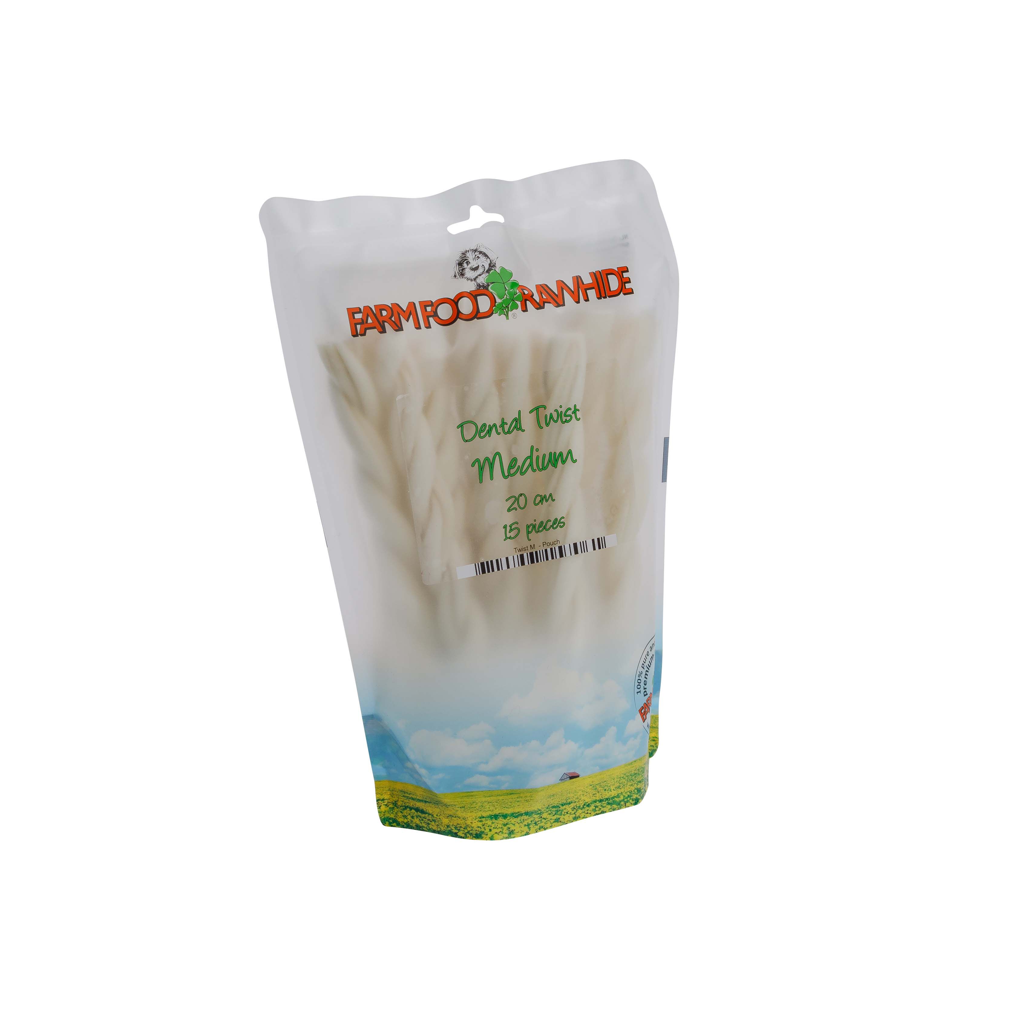Farm Food Rawhide Dental Twist - Hondensnack - 15 Stuks - dental - M Farm Food Rawhide Dental Twist - Hondensnack - 15 Stuks - dental - M