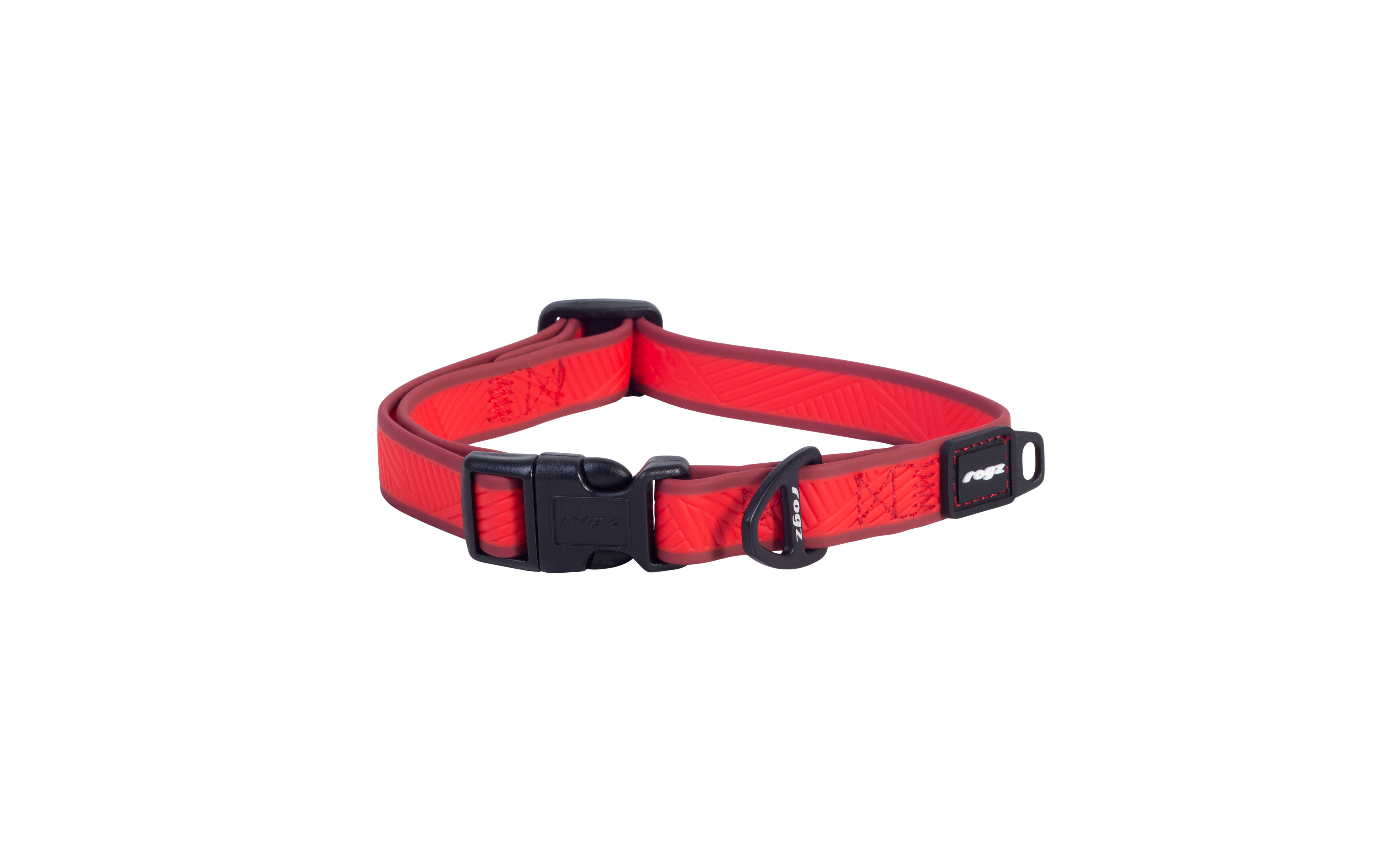 Rogz Beltz Amphibian - Halsband Hond - Rood - M