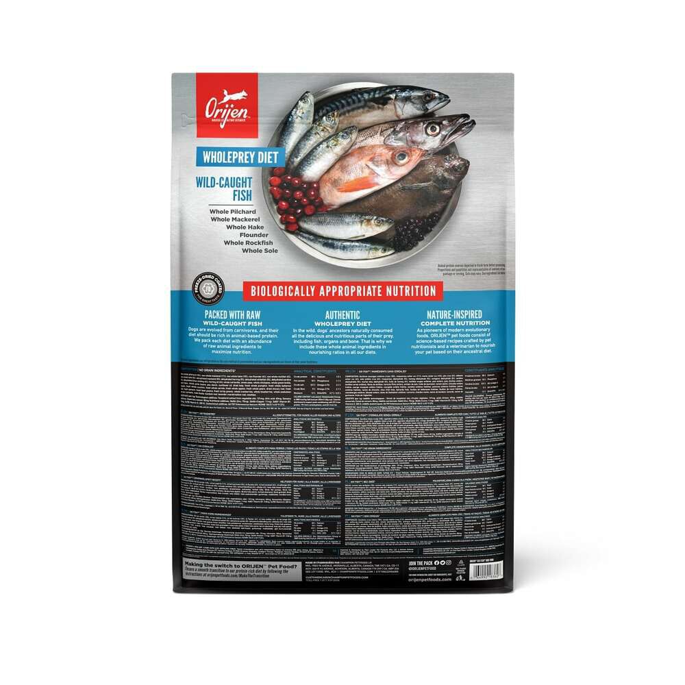 Orijen Six Fish Dog Whole Prey - Hondenvoer - 6 Kilogram - vis