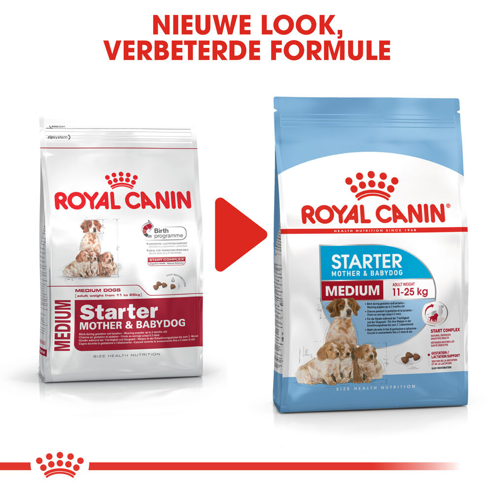 Royal Canin Medium Starter Mother and Babydog - Hondenvoer - 4 Kilogram - gevogelte