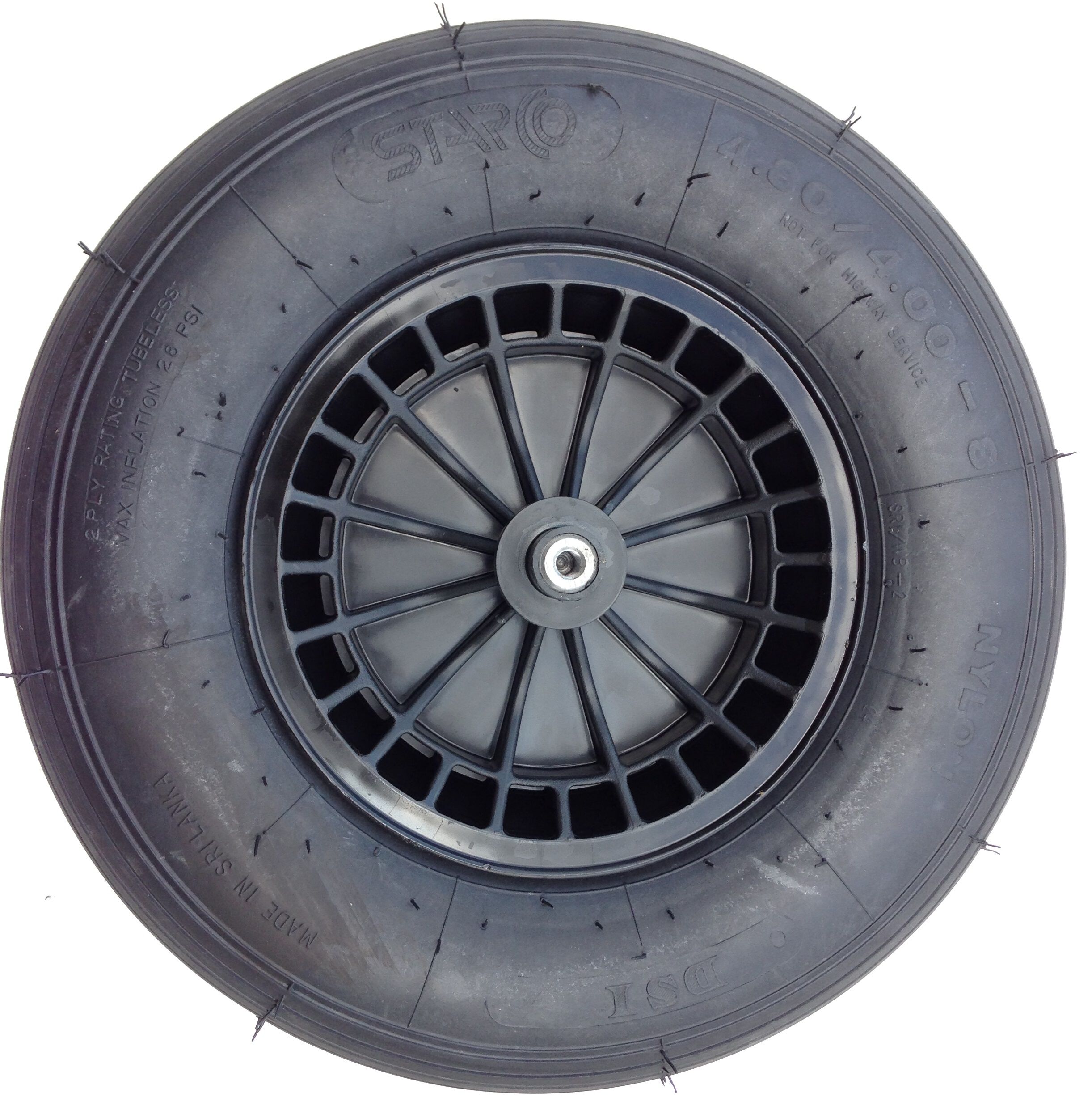 FORT - Kruiwagenwiel 2ply - 13 cm as FORT - Kruiwagenwiel 2ply - 13 cm as