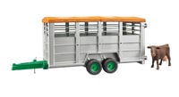 Bruder Veetransportaanhanger met koe 1:16 - Trailers & Aanhangers