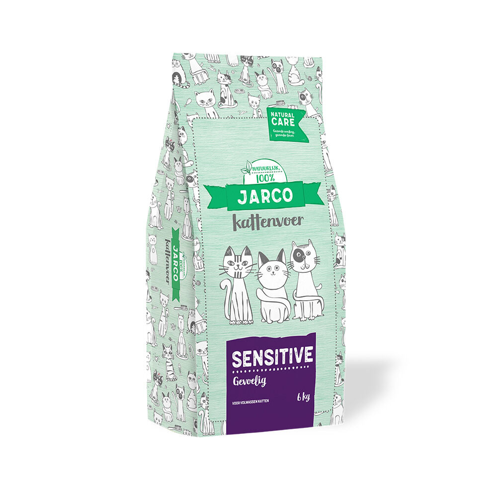 Jarco Natural Sensitive - Kattenvoer - 6 Kilogram - lam Jarco Natural Sensitive - Kattenvoer - 6 Kilogram - lam