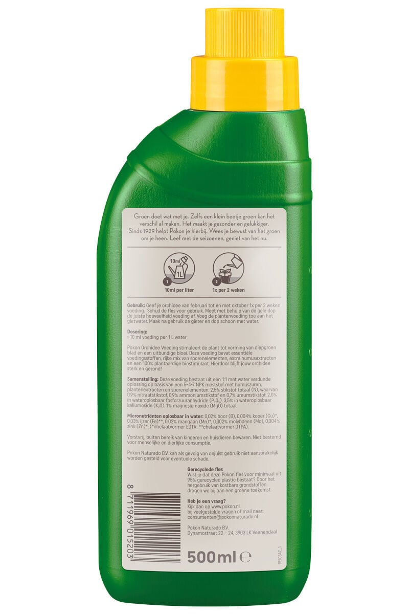 Pokon Orchidee voeding - Siertuinmeststof - 500 Milliliter