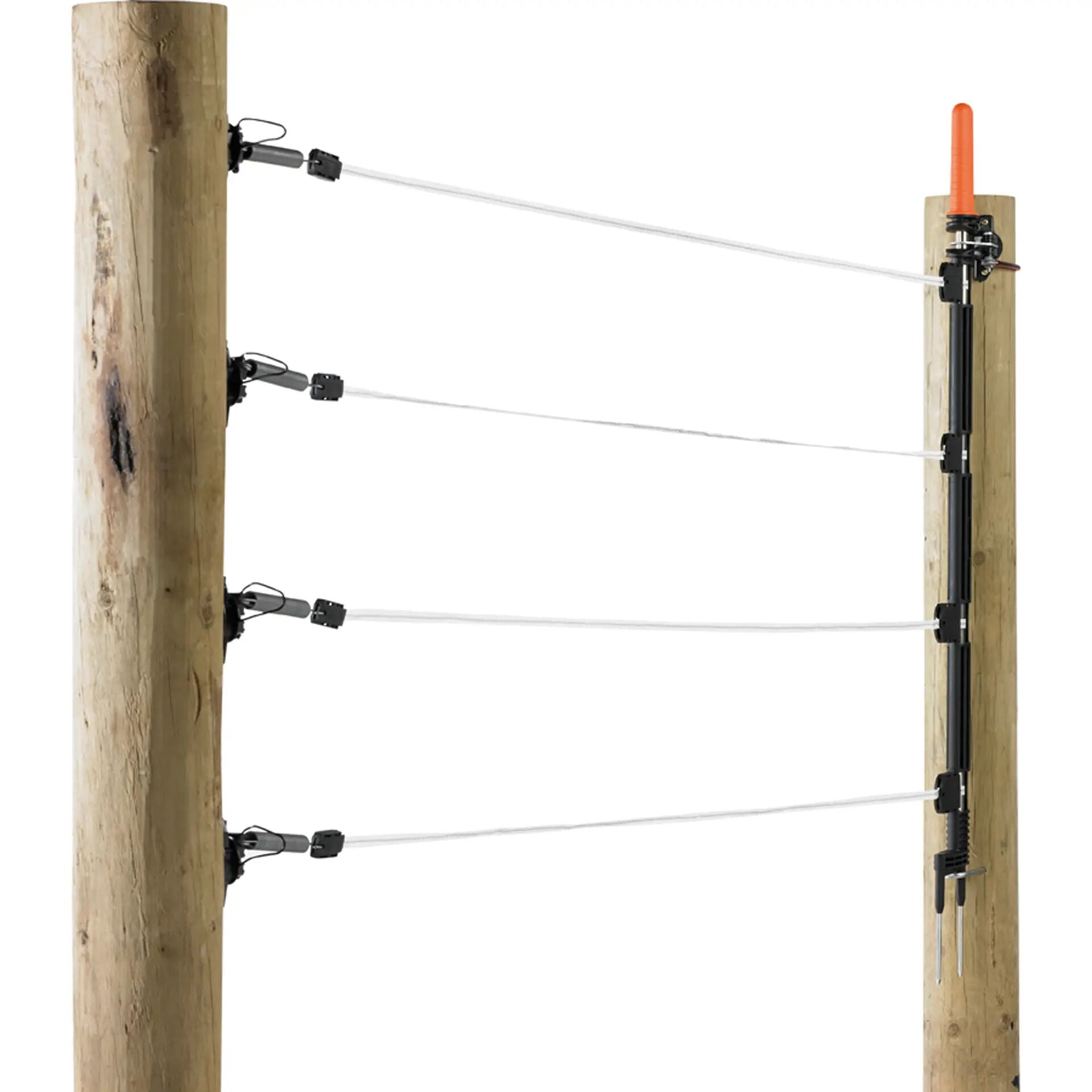 Gallagher - Meerdraadse doorgangset 4x12,5mm lint - 7 cm - 6 Meter - Wit - 120 cm - 600 cm Gallagher - Meerdraadse doorgangset 4x12,5mm lint - 7 cm - 6 Meter - Wit - 120 cm - 600 cm