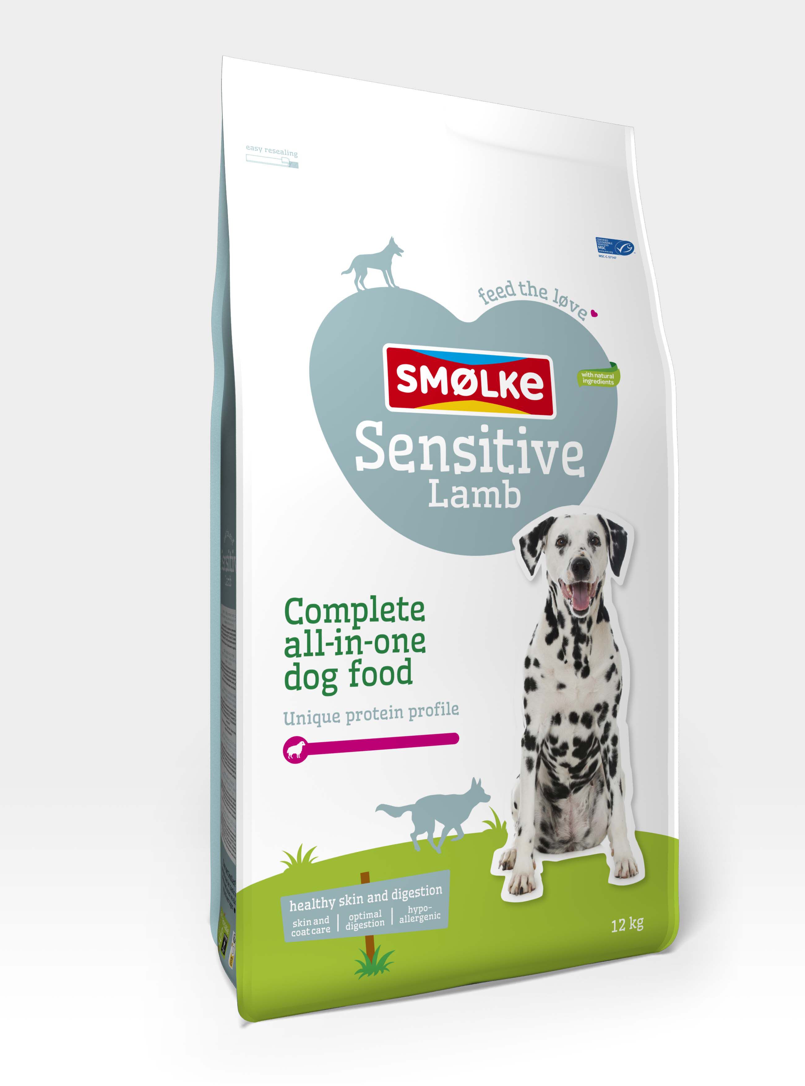 Smölke Sensitive - Hondenvoer - 12 Kilogram - lam Smölke Sensitive - Hondenvoer - 12 Kilogram - lam