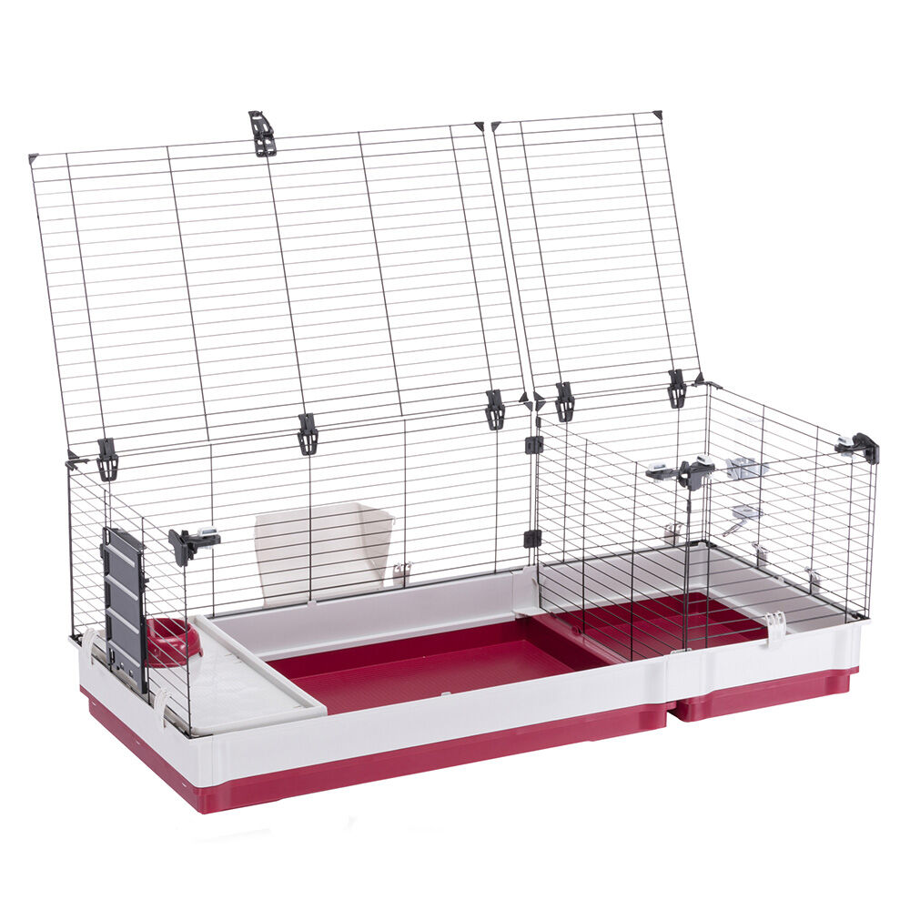 Ferplast Krolik 140   - Konijnenkooi - Rood - 50x60x60 cm