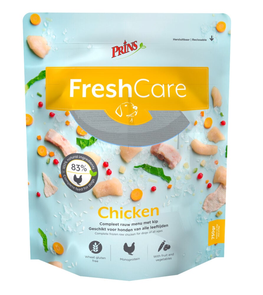 Prins FreshCare - Hondenvoer - 0.75 Kilogram - groente, eend Prins FreshCare - Hondenvoer - 0.75 Kilogram - groente, eend