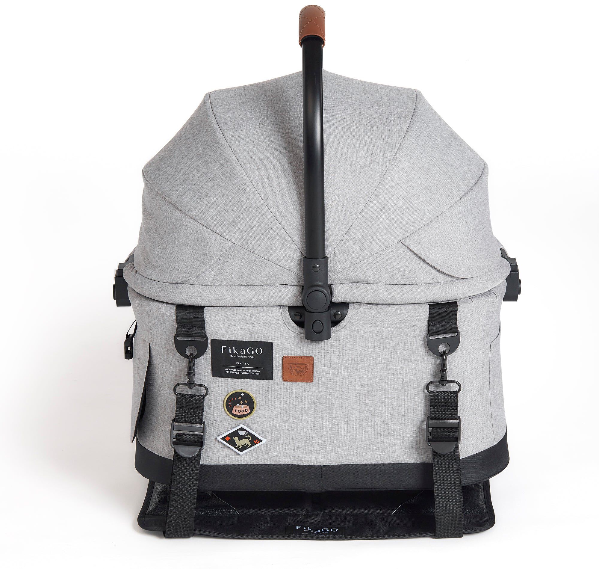 Fikago - Stoel Beschermer - Hond - Zwart - 1.2x40x47 cm