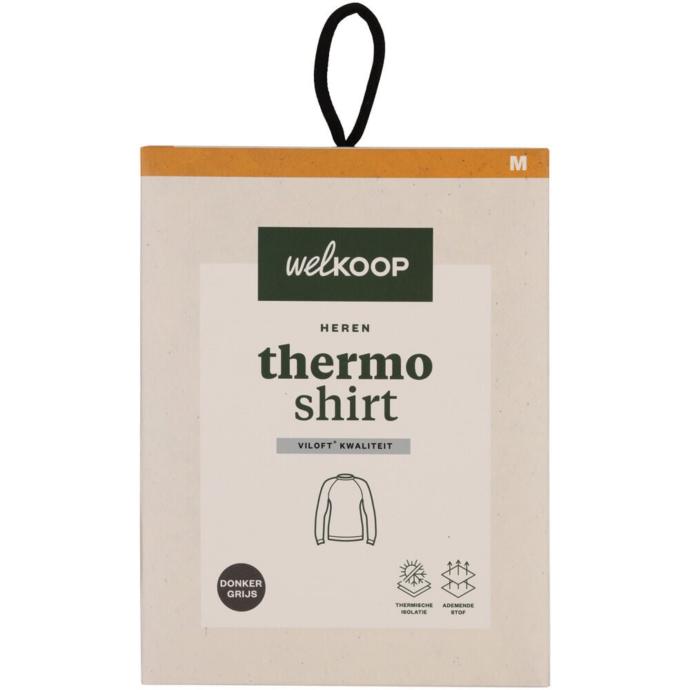 Welkoop - Thermoshirt - Antraciet - M