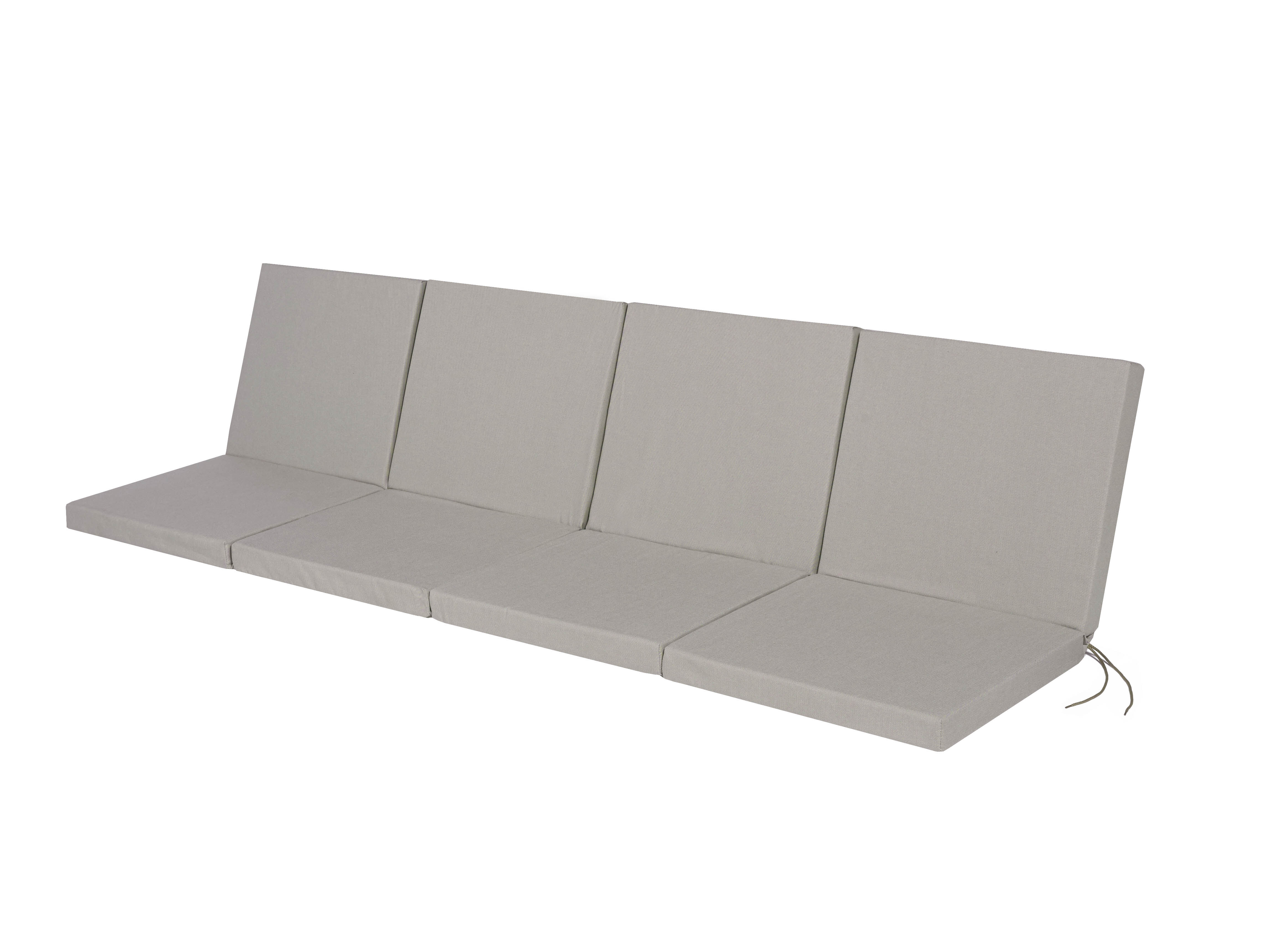 Talen Buitenmeubelen voor 4-zitsbank Zeist en 4-zitsbank Lisse - Bankkussen - Taupe - 220x96x6cm - Taupe