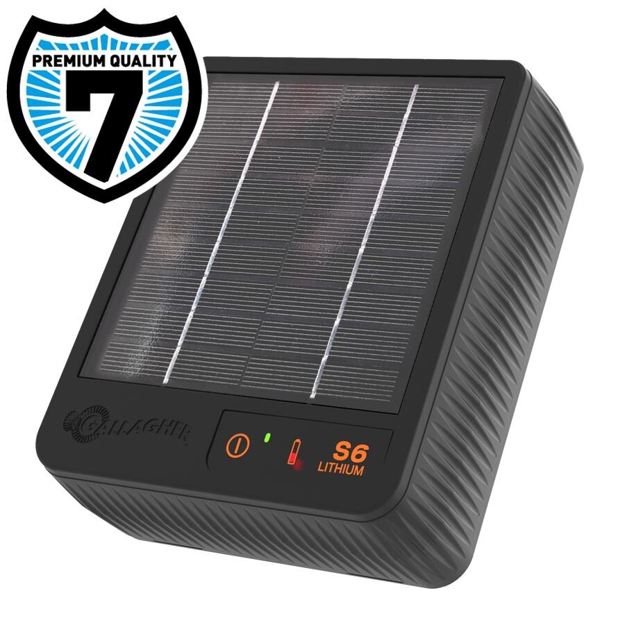 Gallagher Solar S6 Incl. Lithium Batterij - Solar schrikdraadapparaat