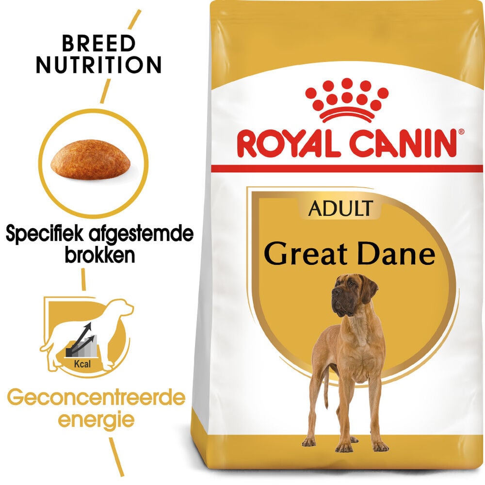 Royal Canin Great Dane Adult - Hondenvoer - 12 Kilogram - gevogelte