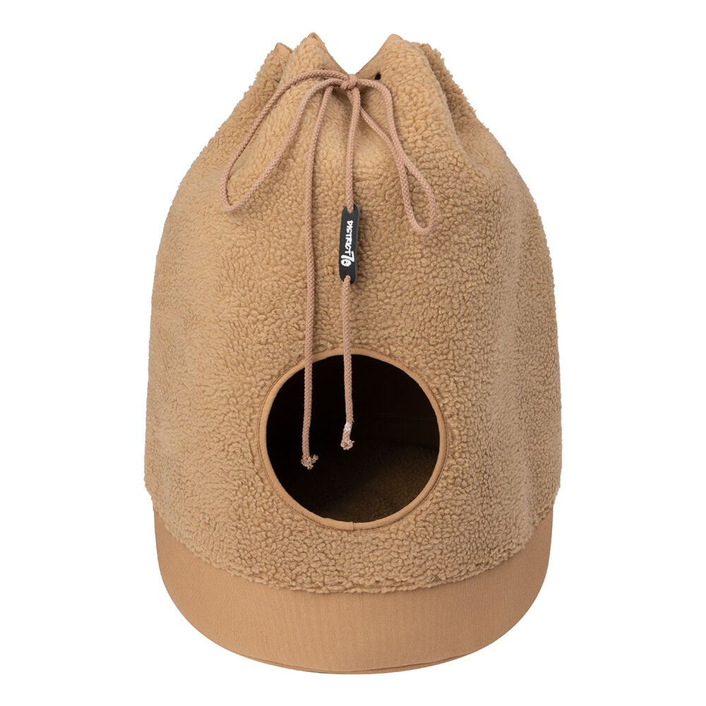 District 70 Casa Teddy Kattenhuis - Kattenmand - Mocca Bruin - 45x45x60 cm