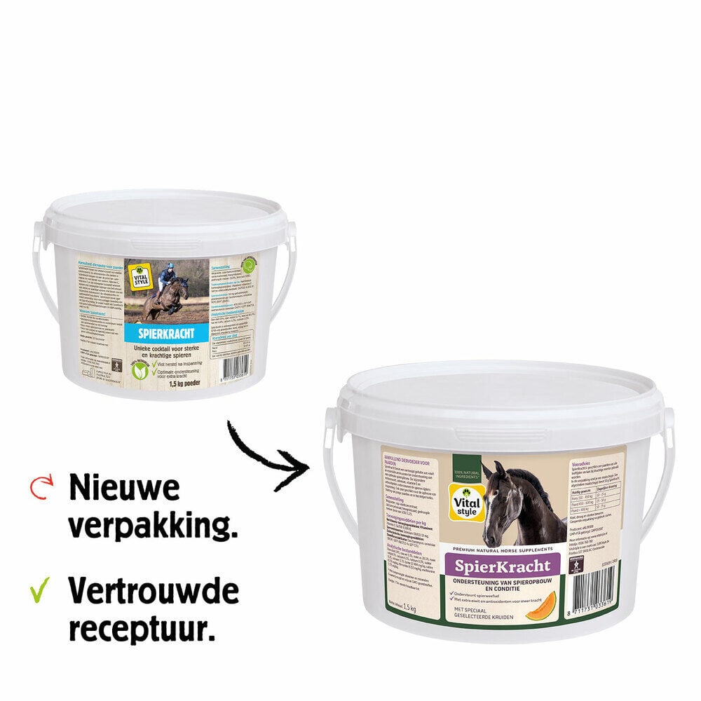 Vitalstyle Spierkracht - Spieren en gewrichten - 1.5 Kilogram