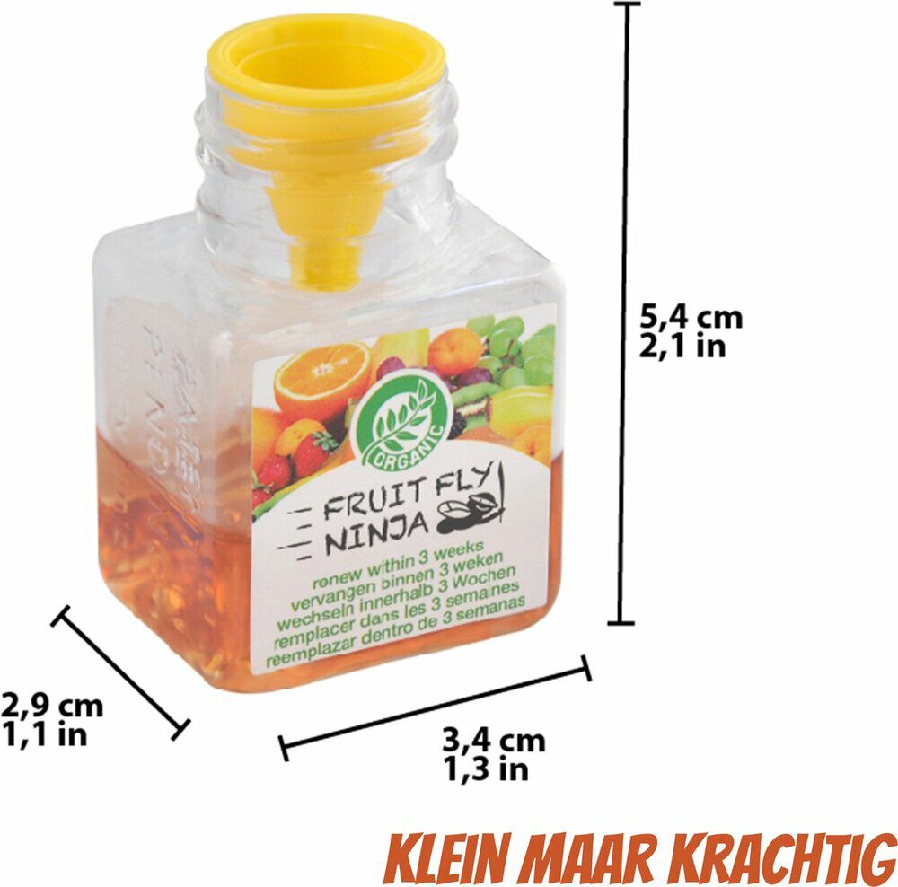 Super Ninja tegen fruitvliegjes - Fruitvliegval