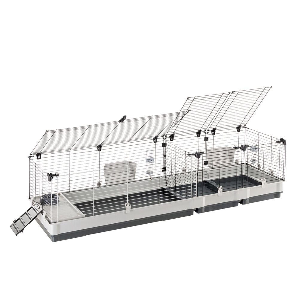 Ferplast Krolik 200 - Konijnenkooi - Grijs - 50x205x60 cm