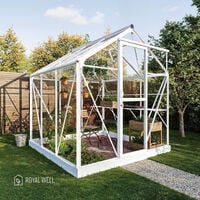 Royal Well Mary I - Tuinkas - Wit - 241x212x222 cm - Veiligheidsglas
