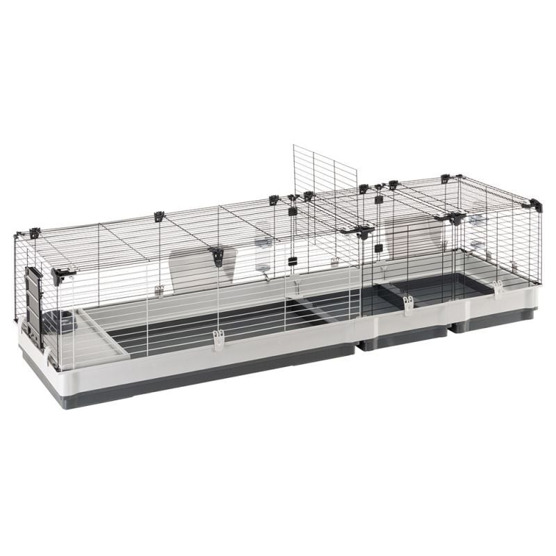 Ferplast Krolik 200 - Konijnenkooi - Grijs - 50x205x60 cm
