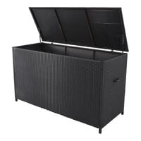 Lesli Living Black - Kussen Opbergbox - Zwart - 1x165x67 cm