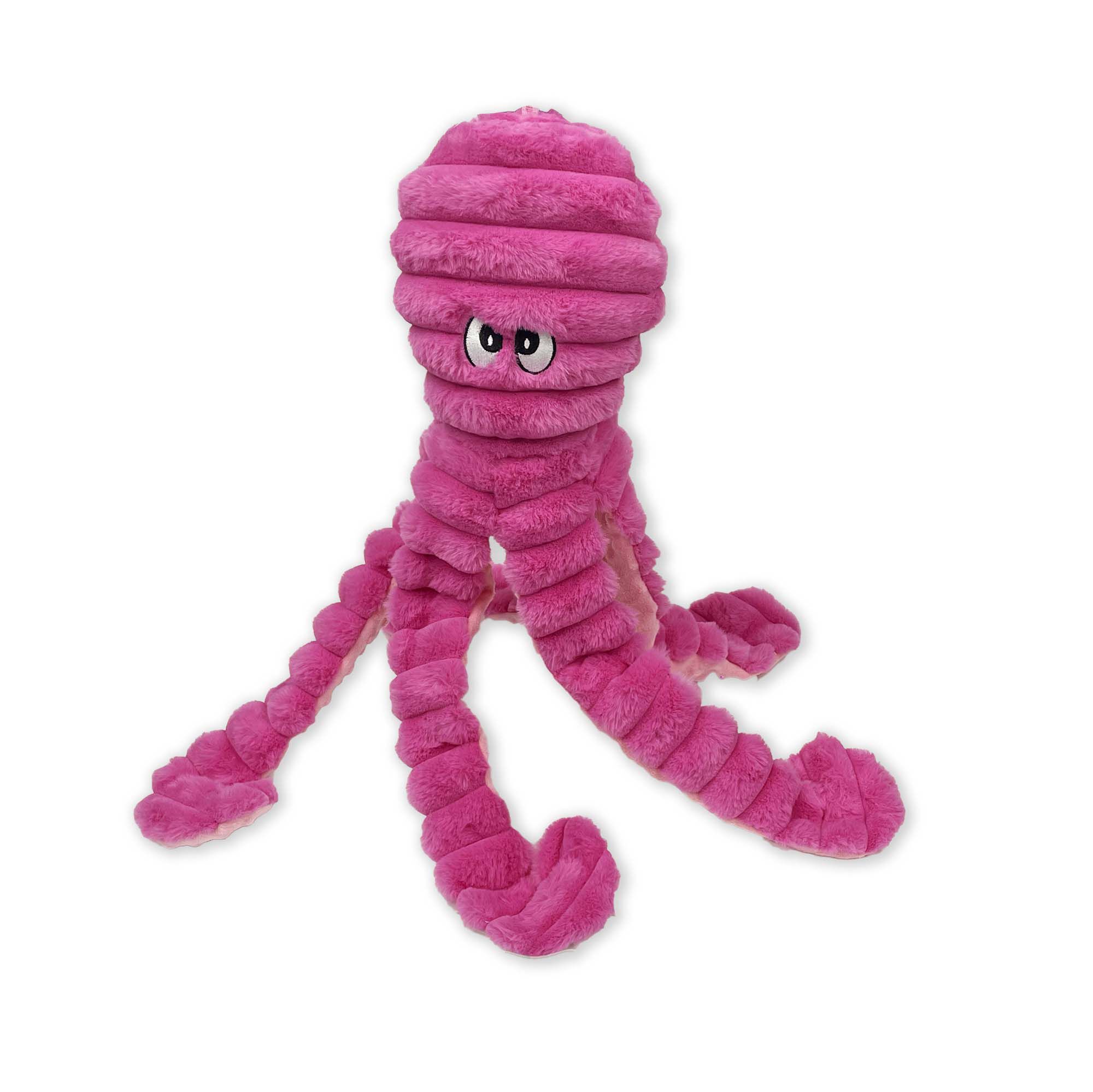 Quapas Octopus Knuffel - Hondenspeelgoed - Roze - 15x18x66 cm - XL