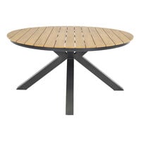 Lesli Living Arezzo - Tuintafel - Teaklook - 1x1x74 cm - 150 cm