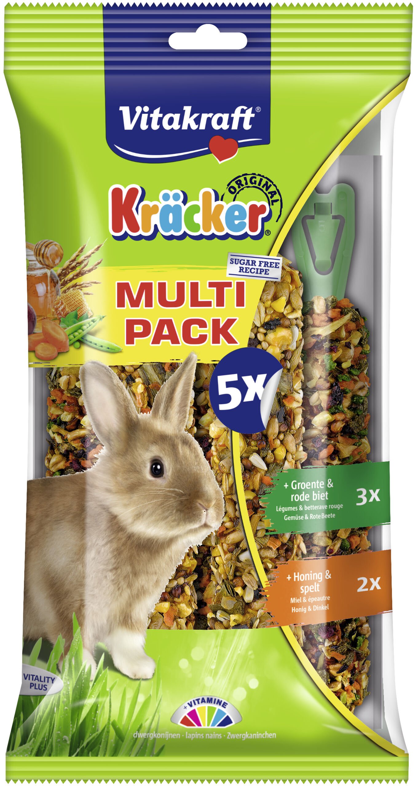 Vitakraft Kräcker Voordeelpak - Konijnensnack Vitakraft Kräcker Voordeelpak - Konijnensnack