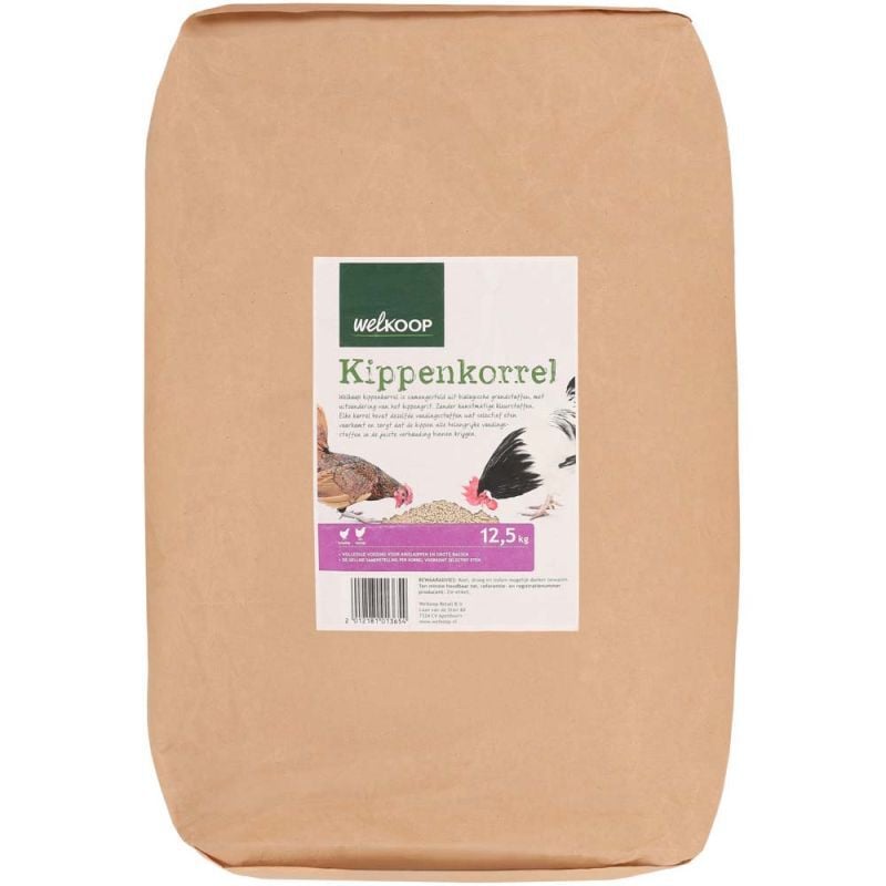 Welkoop Kippenkorrel - Kippenvoer - 12.5 Kilogram Welkoop Kippenkorrel - Kippenvoer - 12.5 Kilogram