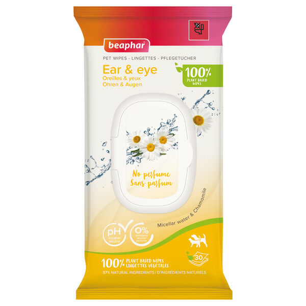 Beaphar Oren & Ogen - Dierendoekjes - 247 Gram Beaphar Oren & Ogen - Dierendoekjes - 247 Gram