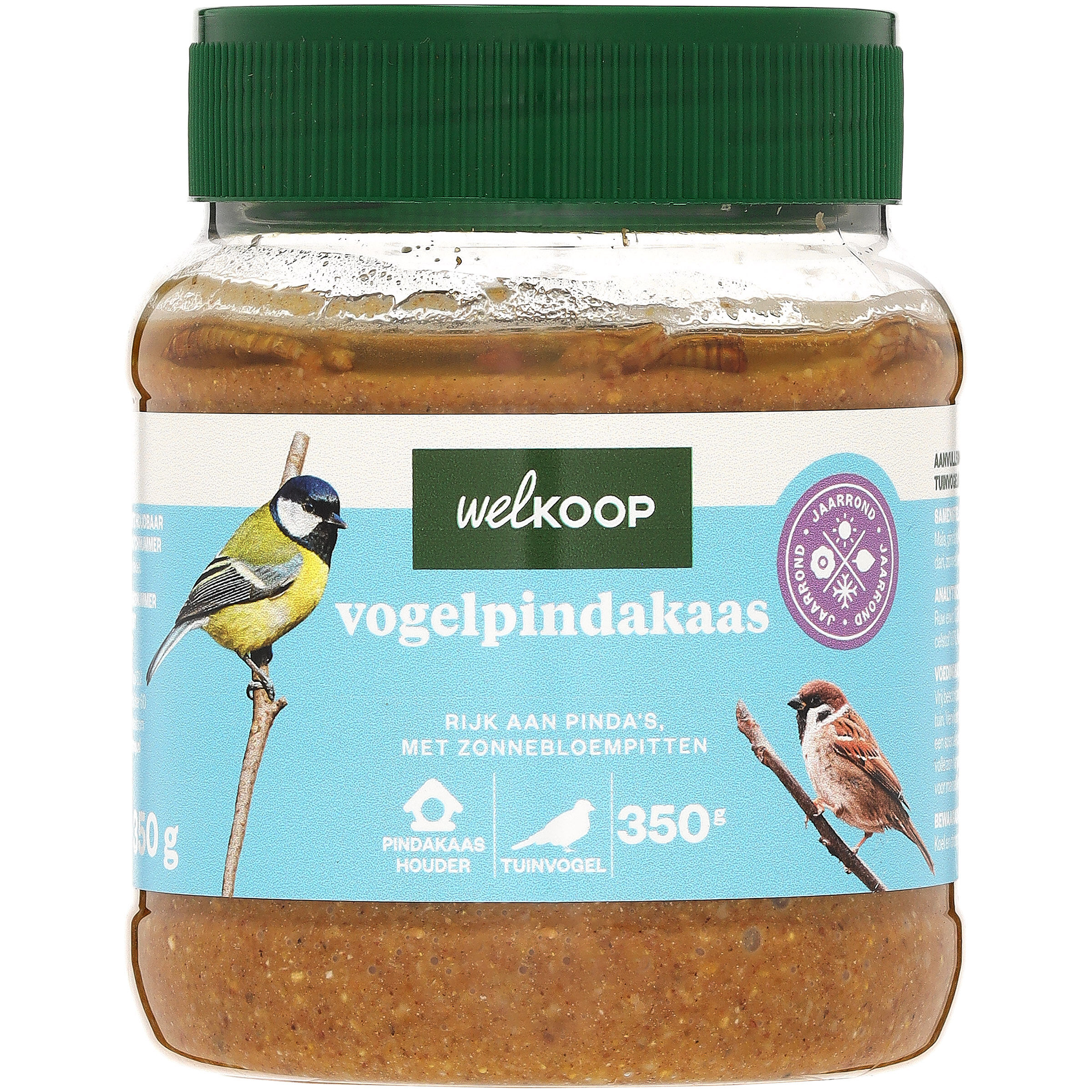 Welkoop - Vogelpindakaas - Tuinvogelvoer - 6 Stuks