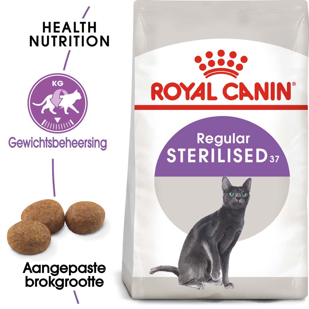 Royal Canin Sterilised 37 - Kattenvoer - 2 Kilogram - Gevogelte