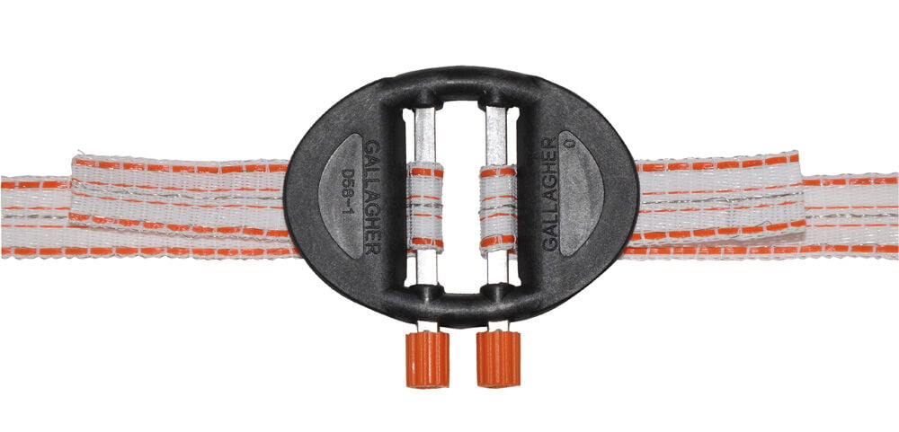 Gallagher - Lintverbinder 40 mm - 11 cm - 5 Stuks - Zwart - 18 cm