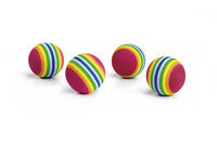 Beeztees Zachte Balletjes de Luxe - Kattenspeeltje - 4 cm