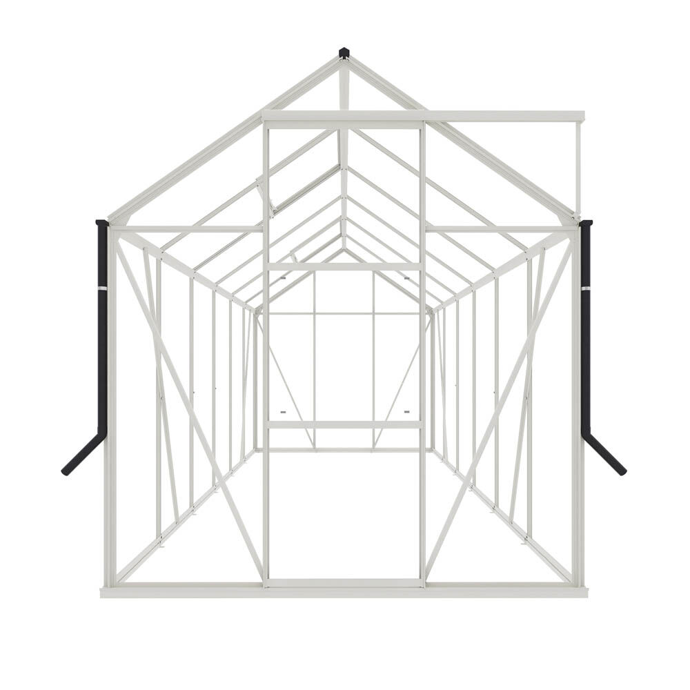 Royal Well Kate IV - Tuinkas - Wit - 217x192x375 cm - Veiligheidsglas