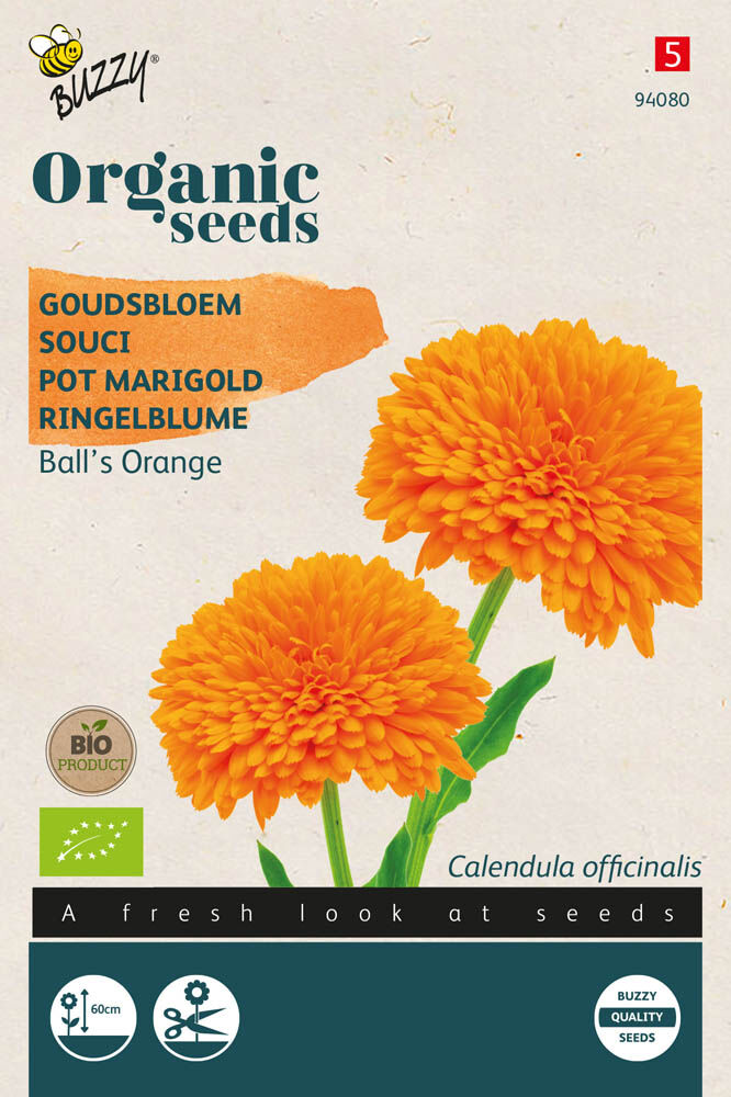 Organic Goudsbloem Calendula officinalis - Bloemzaden