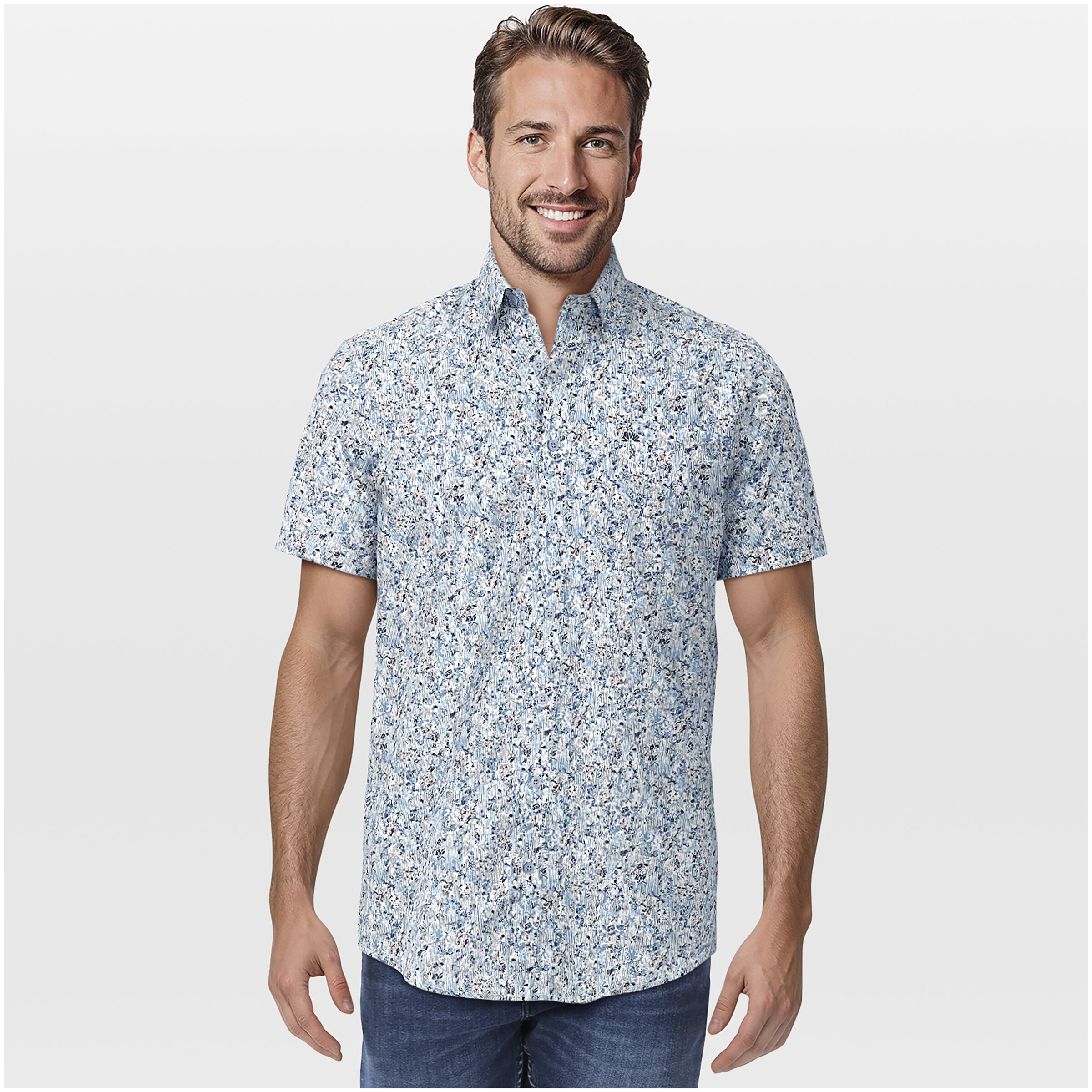 VELESTE Scott - Overhemd korte mouw